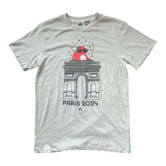 Paris 2024 Olympics T-shirt Authentic Merch Phryge Mascot Size Small RARE - Picture 1 of 9